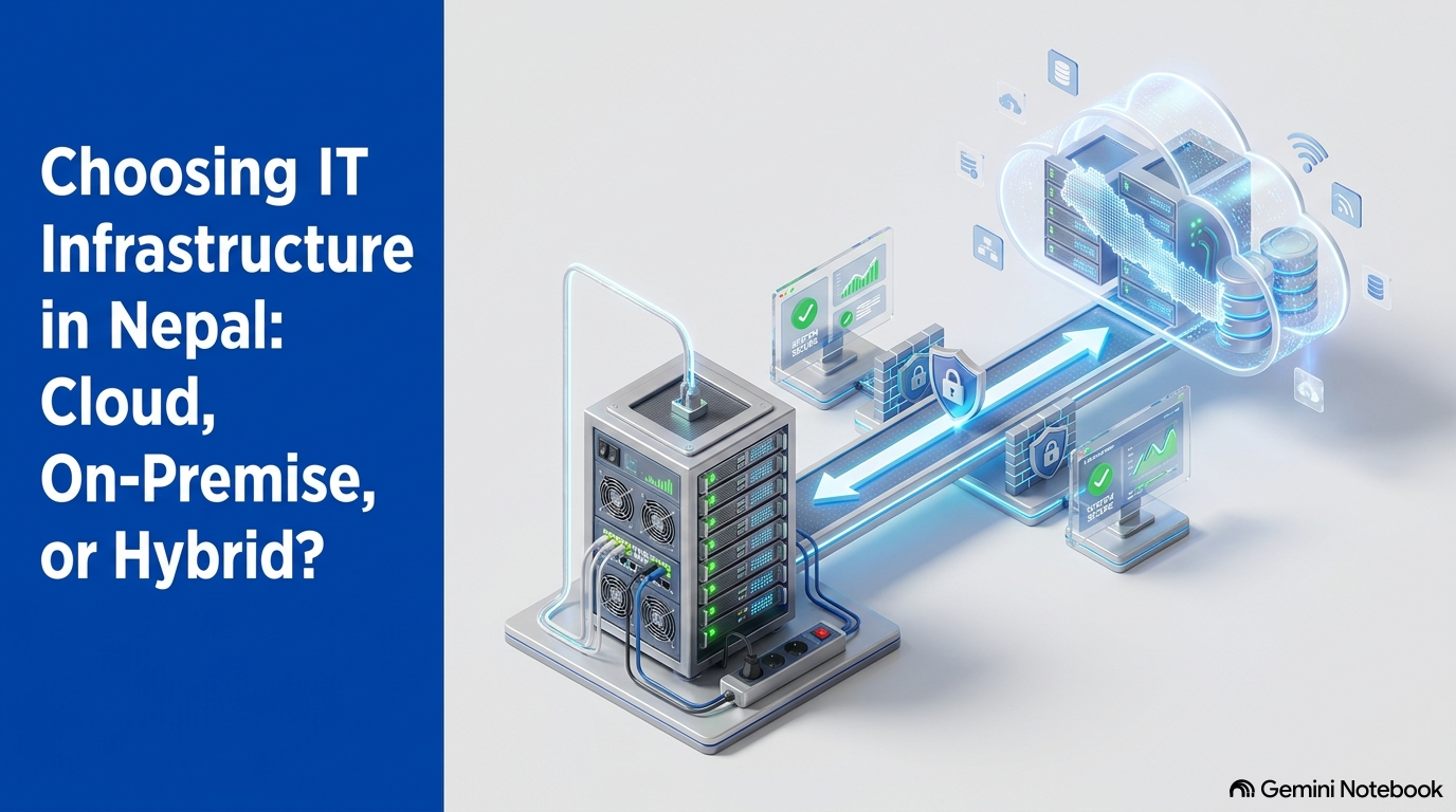 Choosing IT Infrastructure in Nepal: Cloud, On-Premise, or Hybrid?